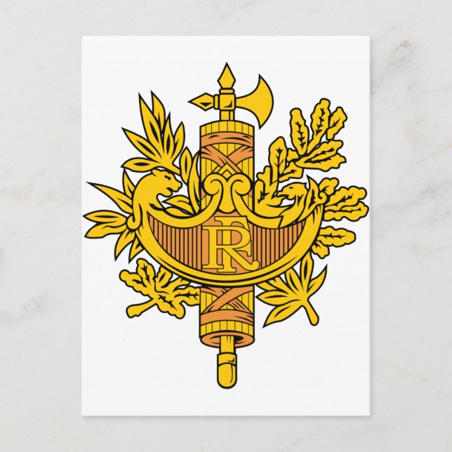 Carte Postale France Coat of Arms (Devant)