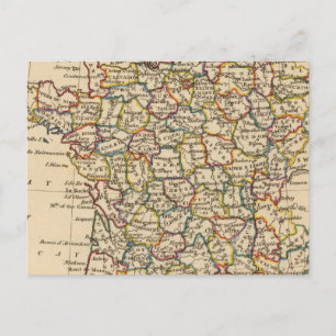 Carte Postale France, départements