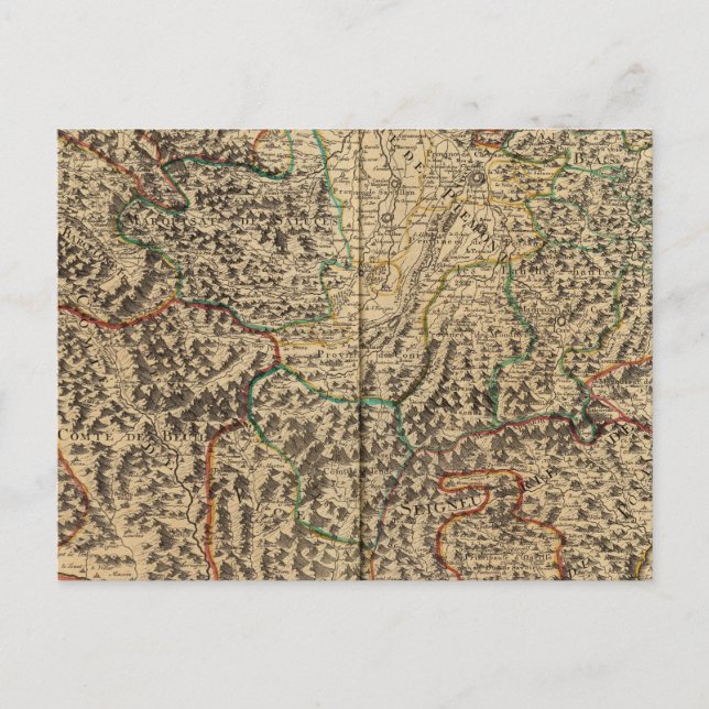 Carte Postale France et Italie (Devant)