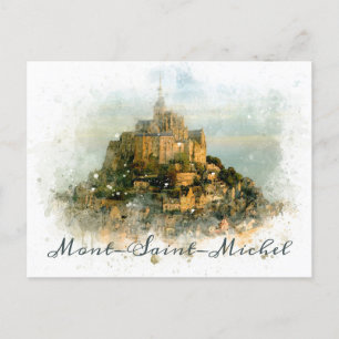 Carte Postale France Île du Mont Saint Michel Voyage