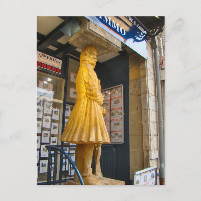 Carte Postale France, Jura, Arbois; Statue d'un vigneron (Devant)