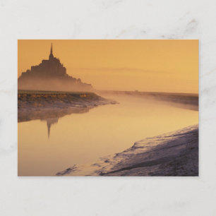 Carte Postale FRANCE, Normandie Mont St. Michel. Lumière du mati