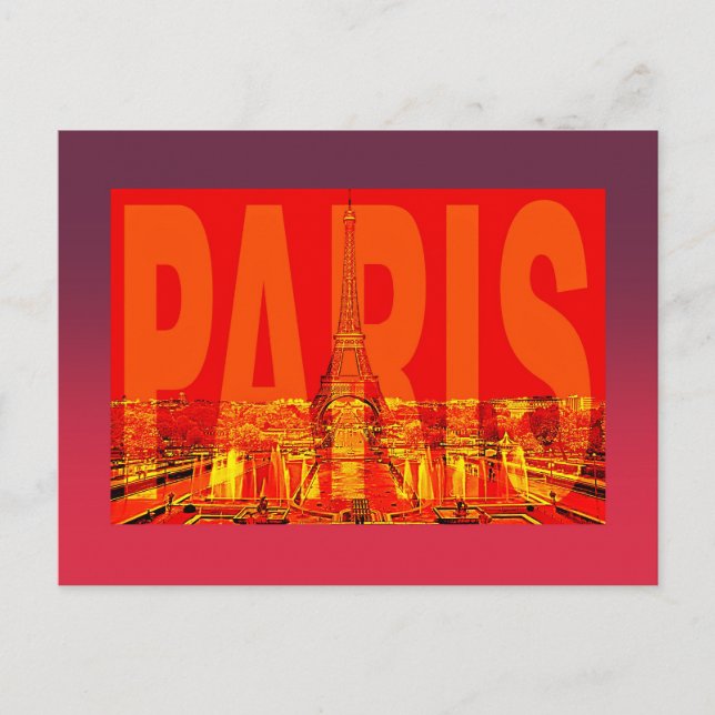Carte Postale France Paris (Devant)