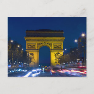 Carte Postale France, Paris. L'Arc de Triomphe et