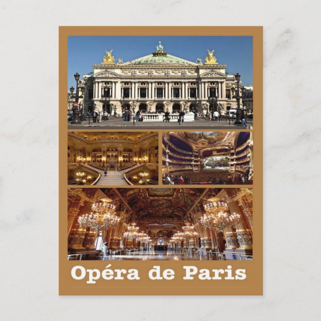 Carte Postale France - Paris - Opéra de Paris - Mosaic - (Devant)
