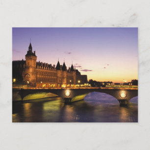 Carte Postale France, Paris, Seine et Conciergerie à