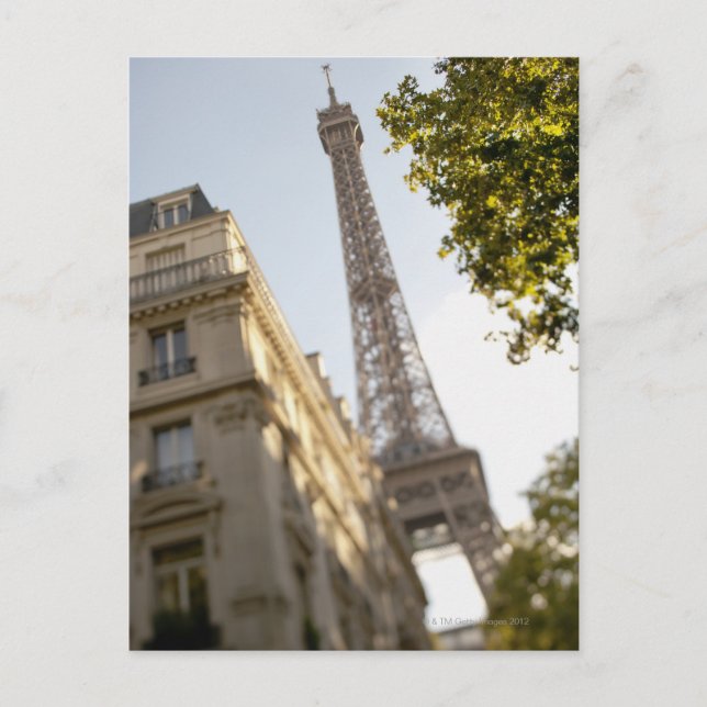 Carte Postale France, Paris, Tour Eiffel 2 (Devant)