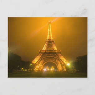 Carte Postale France, Paris. Tour Eiffel illuminée à 3