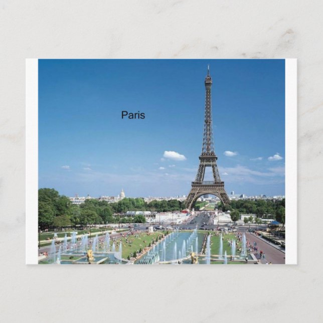 Carte Postale France Paris Tour Eiffel (par St.K. (Devant)