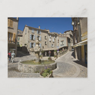 Carte Postale France, Provence, Valensole. Les touristes explore