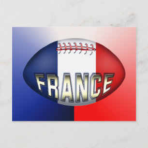 Carte Postale France Rugby Ball