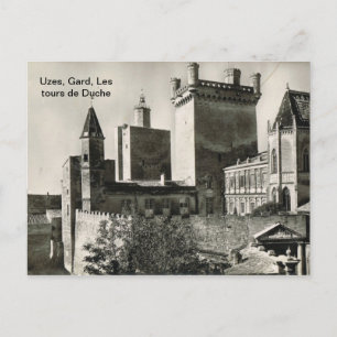 Carte Postale France, Uzes, Gard, Les tours de Duche