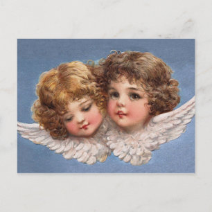 Carte Postale Frances Brundage : Couple d'anges 1