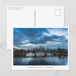 Carte Postale Francfort Allemagne