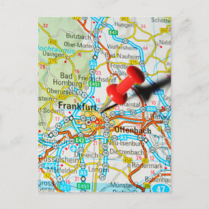 Carte Postale Francfort, Allemagne