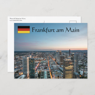Carte Postale Francfort Allemagne