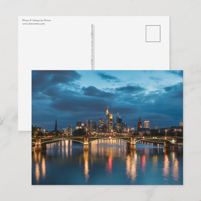 Carte Postale Francfort Allemagne (Devant / Derrière)