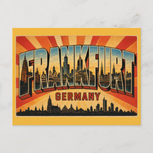 Carte Postale Francfort Allemagne Römer