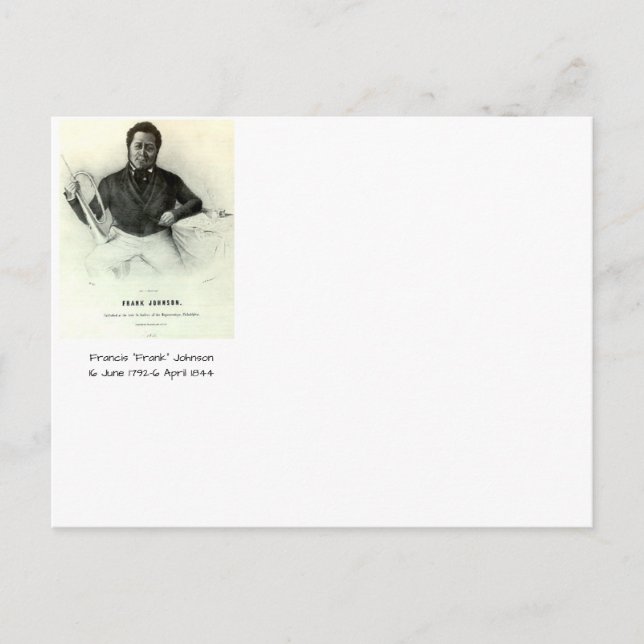 Carte Postale Francis "Frank Johnson" (Devant)
