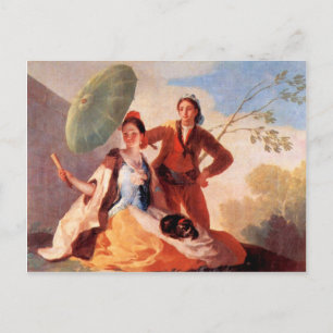 Carte Postale Francisco de Goya - Les parapluies