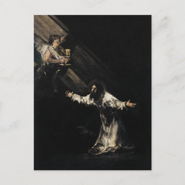 Carte Postale Francisco Goya- Christ sur le Mont des Oliviers (Devant)