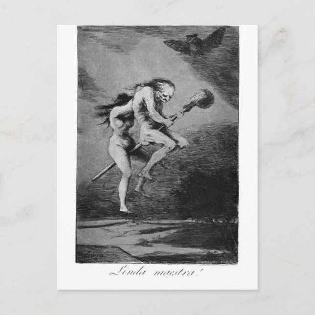 Carte Postale Francisco Goya - Joli professeur (Devant)