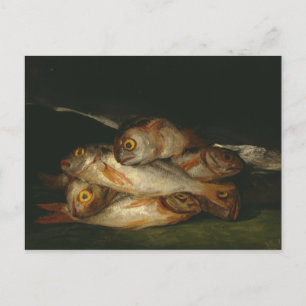 Carte Postale Francisco Goya - La vie morte avec Golden Bream