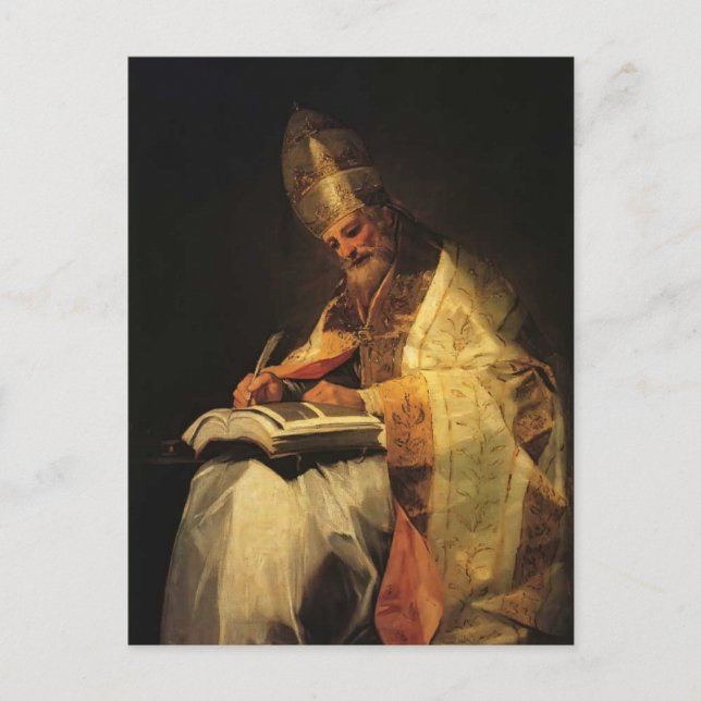 Carte Postale Francisco Goya - Saint Gregory (Devant)
