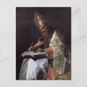 Carte Postale Francisco Goya - St. Gregory le Grand