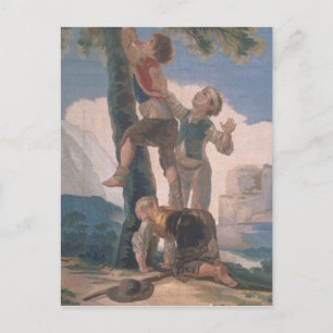 Carte Postale Francisco Jose de Goya y Lucientes Escalade Garç