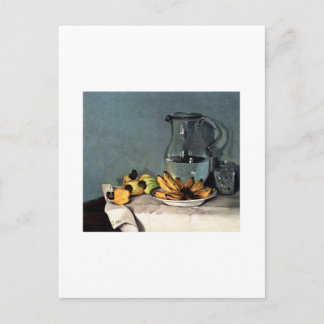 Carte Postale Francisco Oller Still Life Bananas, Pitcher