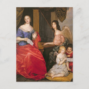 Carte Postale Francoise Louise Duchesse La Vallière avec