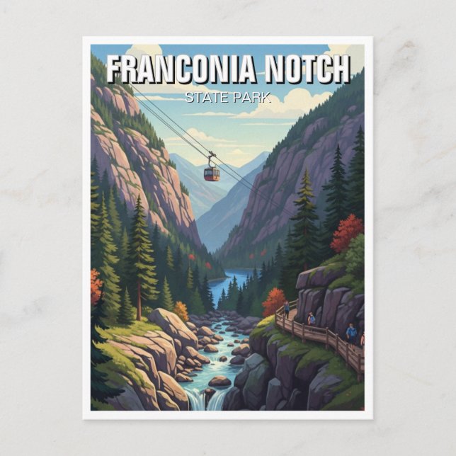 Carte Postale Franconia Notch State Park Travel (Devant)