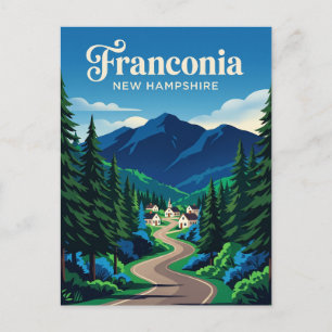 Carte Postale Franconie États-Unis