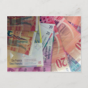 Carte Postale Francs suisses