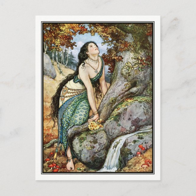 Carte Postale Frank C. Papé Pape - Ilya rencontre Svyatogor (Devant)