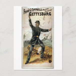 Carte Postale Frank G. Campbell's, Gettysburg, Théâtre Vintage