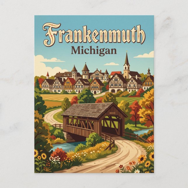 Carte Postale Frankenmuth États-Unis (Devant)