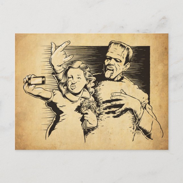 Carte Postale Frankenselfie (Devant)