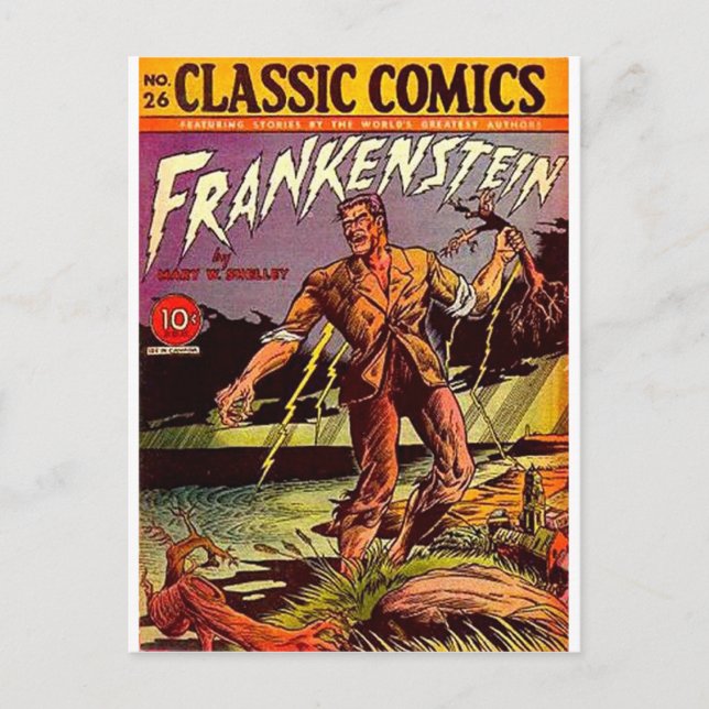 Carte Postale frankenstein (Devant)