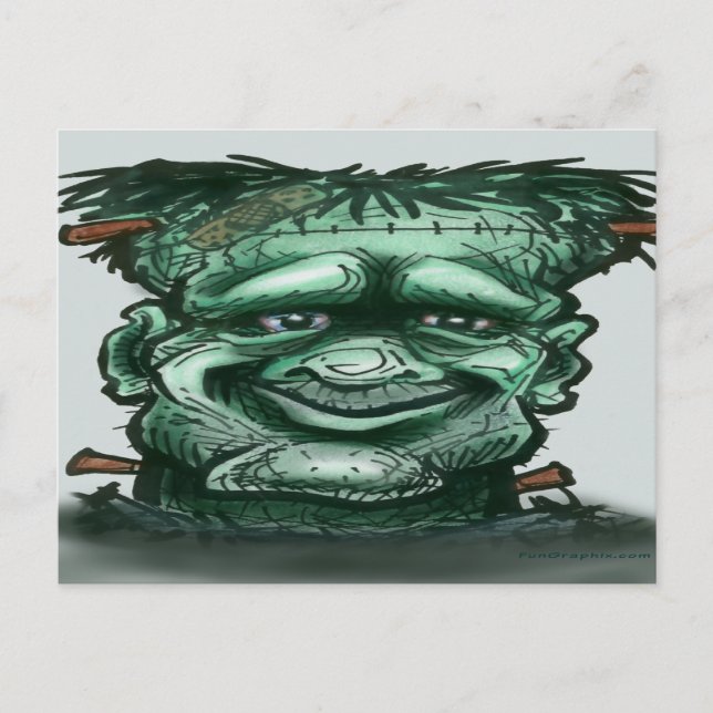 Carte Postale Frankenstein (Devant)
