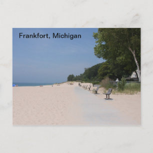 Carte postale Frankfort Michigan Lakeshore