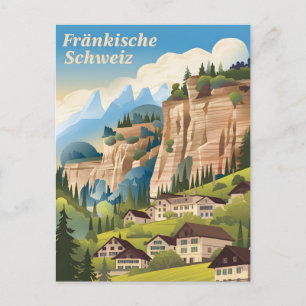 Carte Postale Fränkische Schweiz Suisse franconienne