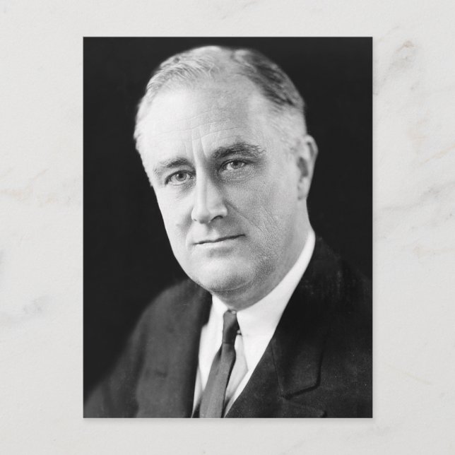 Carte Postale Franklin Delano Roosevelt (Devant)