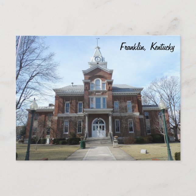Carte Postale Franklin, Kentucky (Devant)
