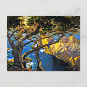 Carte Postale Franz Bischoff - Arbres nés à gauche, Monterey