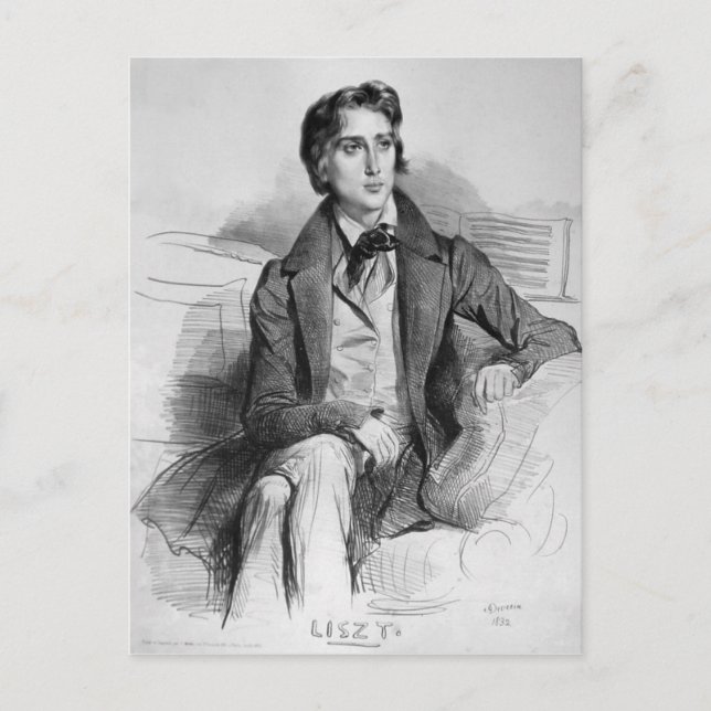 Carte Postale Franz Liszt (Devant)