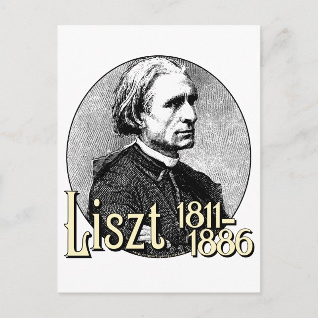 Carte Postale Franz Liszt (Devant)
