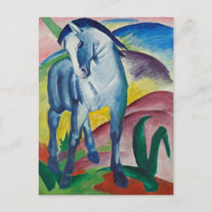 Carte Postale Franz Marc Blue Cheval Peinture