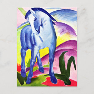 Carte Postale Franz Marc - Cheval Bleu I